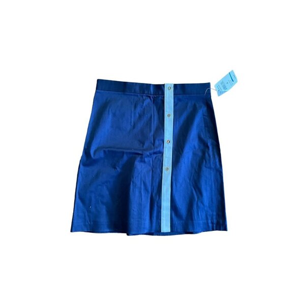 Ralph Lauren Golf Skirt A-Line Sport Stretch Button Front Pine Meadow Bl… - Picture 1 of 8